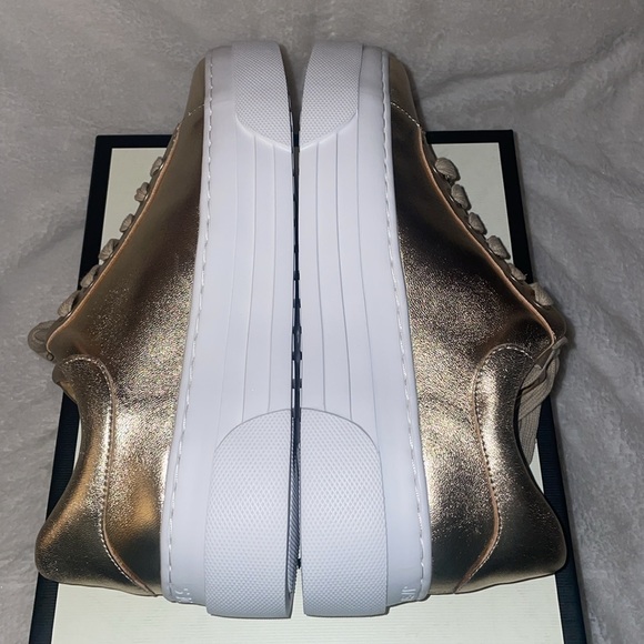NWT J/SLIDES AMANDA Gold Metallic Sneaker - Picture 14 of 16